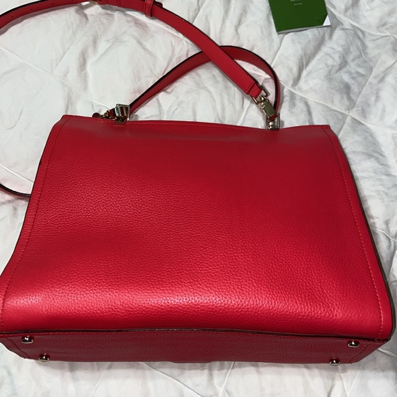 RARE like new Kate Spade NY Rosaline Parchment Drive Leather Satchel Bag - Picture 13 of 16